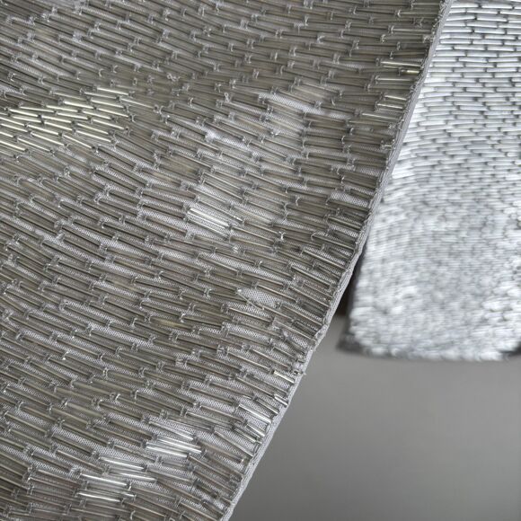 STAUD Bead Embellished Silver Skirt Set - Picture 12 of 16